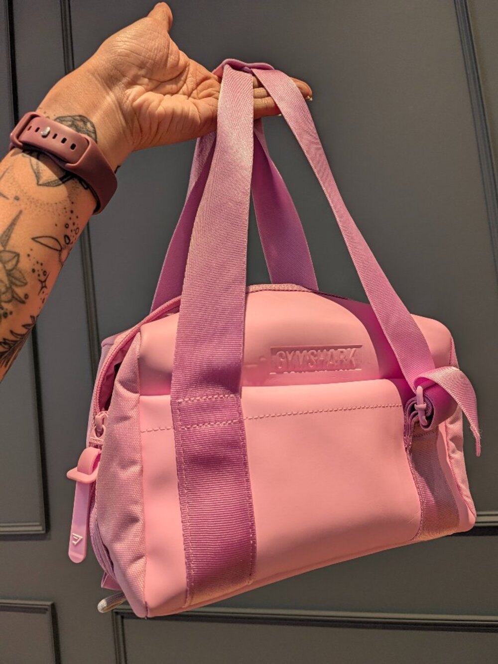 Pink Gymshark Everyday Mini Holdall Gym Bag